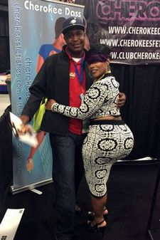 Having fun at @exxxotica clubcherokeeedass (at New Jersey Convention and Exposition..