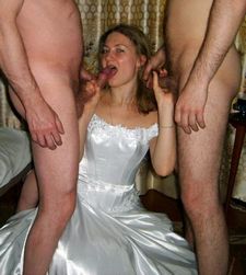 Real husbands don’t mind sharing their brides on the wedding night ;) the more the