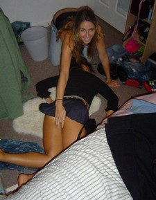 Taking advantage of her passed out friend.
