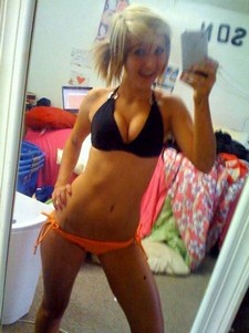Superb hooters in this awesome amateur selfshot photo.